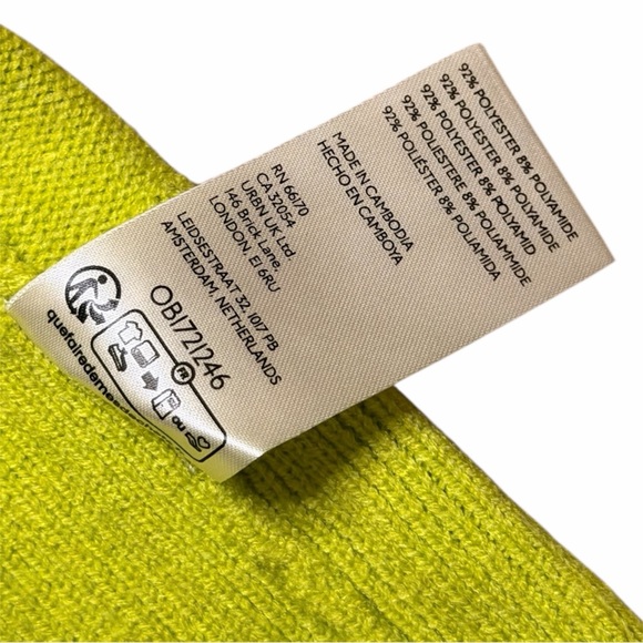 Free People Lime Sweater XS - Picture 5 of 6